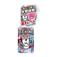 白元アース アイスノン シャツミスト ICE KING ピーチの香り 本体 300mL 衣類用冷感スプレー