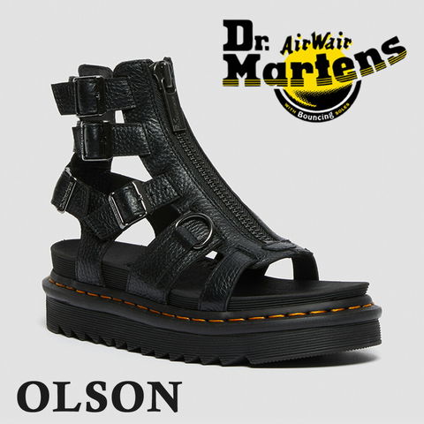 dショッピング |ドクターマーチン 国内正規販売店 サンダル レディース OLSON オルソン Dr.Martens 26561001 |  カテゴリ：グラディエーターの販売できる商品 | TSURUYA (3231-drm-w-olson-010)|ドコモの通販サイト