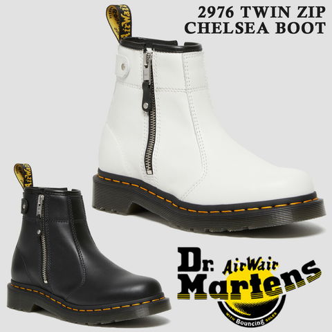 dショッピング |ドクターマーチン 国内正規販売店 2976 TWIN ZIP CHELSEA ツイン ジップ チェルシーブーツ Dr.Martens  27618100 27621001 | カテゴリ：その他の販売できる商品 | TSURUYA  (3231-drm-w-2976-020)|ドコモの通販サイト