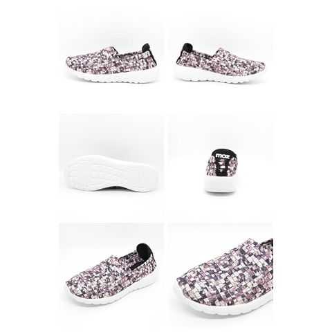 dショッピング |モズ スニーカー スリッポン レディース moz ゴム