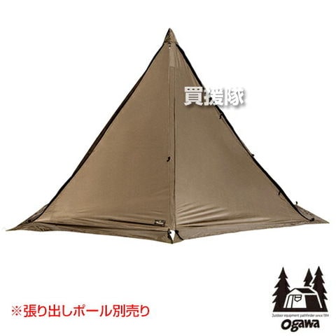 dショッピング |小川キャンパル タッソ ダークブラウン 2726-80 【オガワ 小川テント キャンパル ジャパン CAMPAL JAPAN テント  ogawa 2～3人用 ワンポール型 アウトドア キャンプ 用品 ソロキャンプ デュオキャンプ ツーリング UV 撥水性 おしゃれ おすすめ】 |  カテゴリ ...