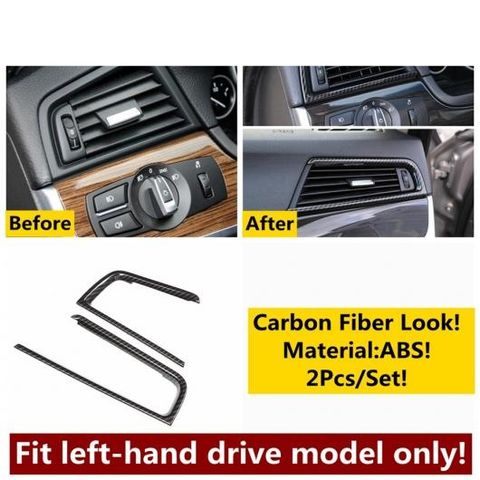 カーボンファイバー製車用ギアシフトノブトリムステッカーデカール