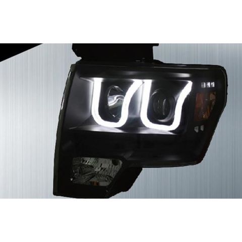 ヘッドライト 適用: フォード/FORD F150 2009-2011 LED ヘッドランプ デイタイムランニングライト DRL 4300K〜8000K 35W・55W AL-HH-0208 AL 8600-8378 ○レギュレーター 08-17年ダイナ用 ブラック ヘッドライト