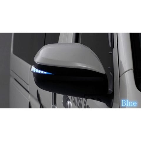 AVEST VerticalArrow ドアミラーウインカー クローム×ブルーLED AV-027-B スバル エクシーガ クロスオーバー7 YAM 2015年04月〜2018年03月 AVEST VerticalArrow ドアミラーウインカー BKクローム×ホワイトLED