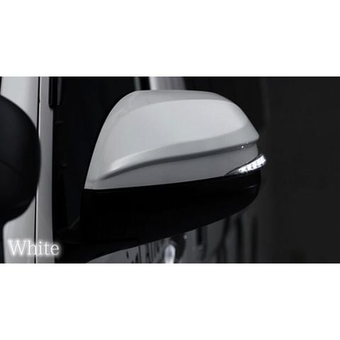 AVEST VerticalArrow ドアミラーウインカー クローム×ホワイトLED 未塗装 ワイヤレススイッチ付 AV-039-W＋AV-043 ダイハツ ウェイク LA700S LA710S VerticalArrow ドアミラーウインカー 専用 ワイヤレス