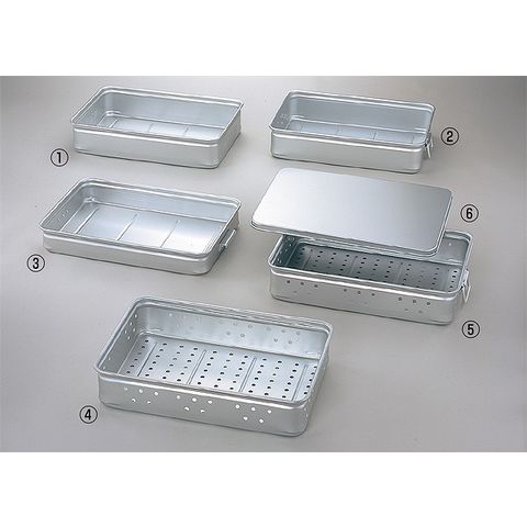 中尾アルミ製作所 アルマイト キングボックス 番重 大 手付パンチング