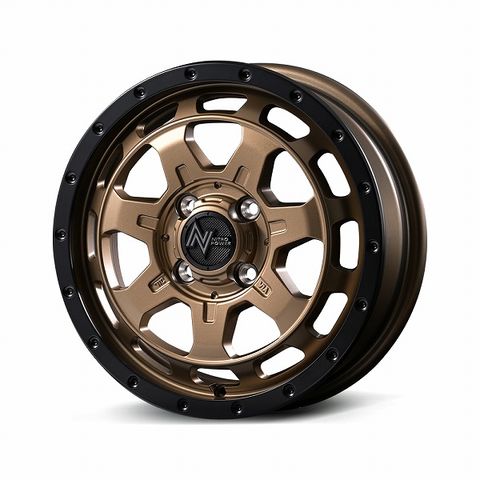 MID NITRO POWER M7 PHALANX ホイール マットブロンズ/リムブラック 14