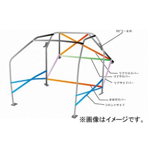 CT9W カー用品・バイク用品 オクヤマ ロールバー 761 312 1 スチール