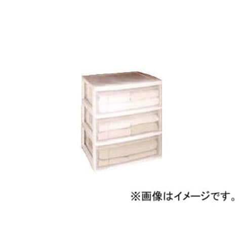 アイリスオーヤマ ロングチェスト ホワイト/クリア LC-653 アイリス