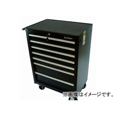 dショッピング |Seednew/シードニュー キャビネット 黒 S-R907-BL 7段 