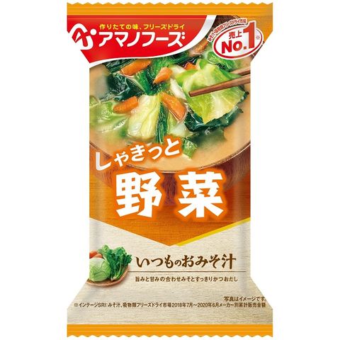 dショッピング |アマノフーズ いつものおみそ汁 野菜（10食入り）/ フリーズドライ味噌汁 お味噌汁 即席 インスタント[am]  カテゴリ：スープ・味噌汁の販売できる商品 セントラルマーケット (355am77255)|ドコモの通販サイト