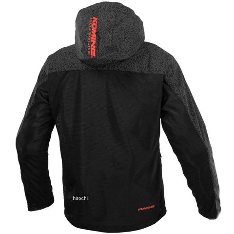 コミネ KOMINE 春夏モデル プロテクトメッシュパーカ -テン HRブラック