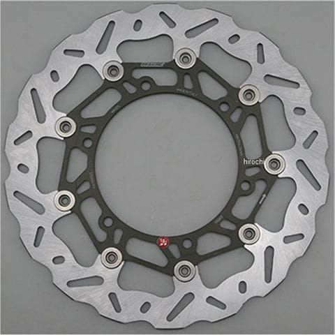 クリアキン Kuryakyn ヘビーインダストリーミラーセット クローム/黒