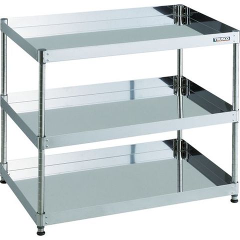 (直送品)TRUSCO R3型中量棚 1800X900XH2400 6段 連結 R3-8696B