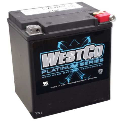 WCP30 WESTCO バッテリー Platinum 12V/26Ah WCP30 EXT30L SVR30 WestCo Platinum motorcycle battery