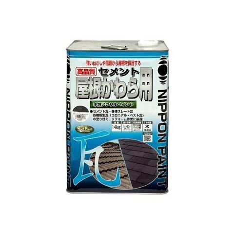 水性シリコンアクリルトタン用 スカイブルー 14L〔代引不可〕