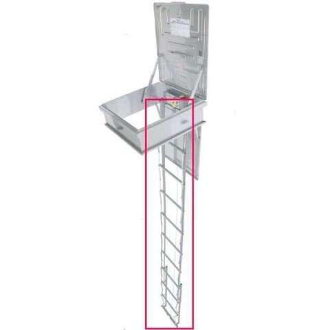 ORIRO(オリロー) 固定はしご ワンステップ15 有効長:14620mm 5本繋 15010150 [受注生産品][送料別途お見積り] ORIRO(オリロー) 固定はしご ワンステップ7 有効長:7820mm 3