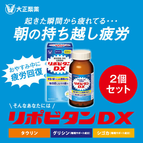 【公式】大正製薬　リポビタンDX　270錠×2個