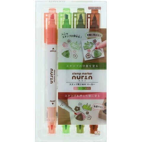 dショッピング |【送料無料】スタンプマーカー nurin ヌリン 4本セット