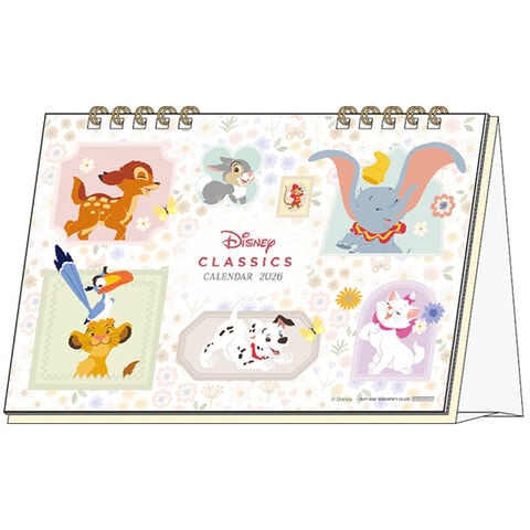 dショッピング |【送料無料】ディズニー 2026年 卓上 デスクカレンダー