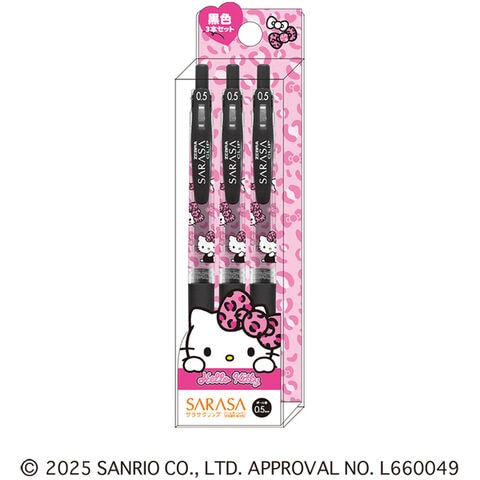 dショッピング |【送料無料】ハローキティ サラサクリップ 0.5mm 3本
