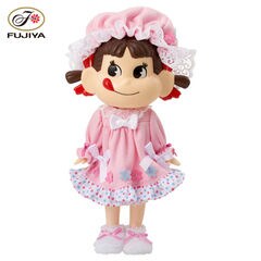 dショッピング |不二家 公式 ぱちくりペコちゃん人形 スヤスヤおねんね 