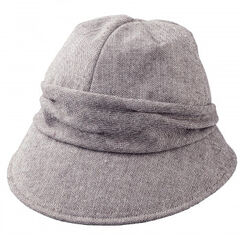 耳まであったか小顔帽子　ブラウン