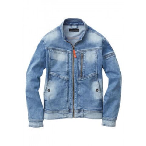 桑和 1682-00 長袖ブルゾン Lサイズ ライトインディゴ(556) G.G.