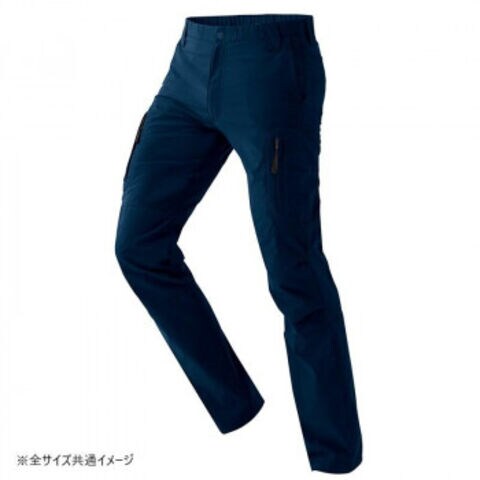 カーゴパンツ ノータック 男女兼用 ディープネイビー 3S アイトス 30551-018-3S (64-9017-66) アイトス ストレッチカーゴパンツ(ノータック)(男女兼用) ディープ