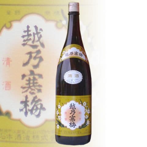 日本酒 新潟 越乃寒梅 白ラベル 1800mlｘ1本