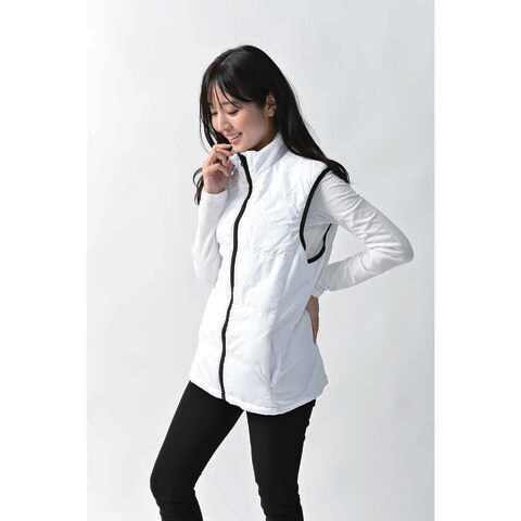 速暖ヒートベストEX ホワイト M LXPHBEXWSETM メーカー直送