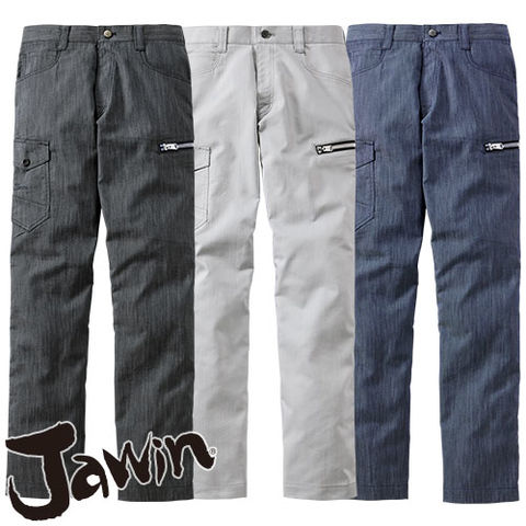 dショッピング |Jawin ストレッチ ノータック カーゴパンツ 自重堂