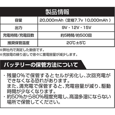 dショッピング |EFウェア バッテリー 桑和 SOWA リチウムイオン