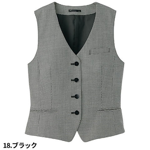 ベスト 制服 ユニフォーム FACEMIX フェイスミックス レディスベスト