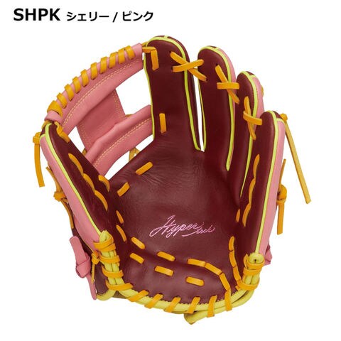 Rawlings Hypertech 野球グローブ 緑/ピンク ローリングス(Rawlings