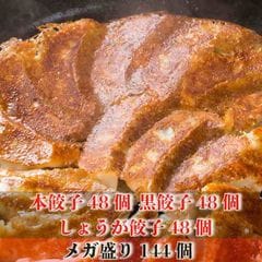 黒餃子48、本餃子48、しょうが48＝144