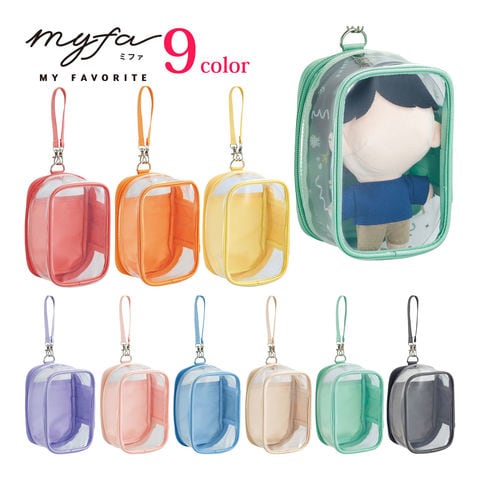 ぬいポーチ ガチャ ポーチ 大きめ 痛バ 痛バッグ ぬいぐるみポーチ ちみけもますこっと 透明 ぬい活 myfa デコレーションボックスポーチ キーホルダー ぬいケース16cm 単品 クリア ぬいバッグ 可愛い 推し活 推し事 収納 マスコット 人形 クリスマスプレゼント クリスマス