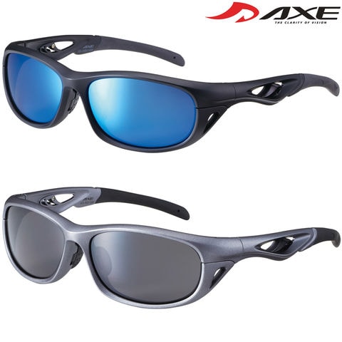 スポーツサングラス 野球 ゴルフ テニス メンズ レディース UVカット おしゃれ 運転 ドライブ 釣り ハイコントラスト AXE アックス