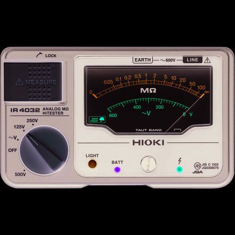 dショッピング |HIOKI アナログ絶縁抵抗計(3レンジ) IR4032-10 [IR4032 