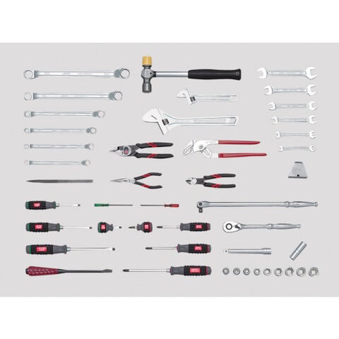 dショッピング |KTC 整備用工具セット シルバー 間口410×奥行210×高さ