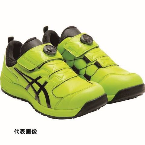 希少新品未使用アシックス ウィンジョブCP307 BOA ネオンライム×ブラック dショッピング |ASICS ウィンジョブCP307 BOA ネオンライム×ブラック