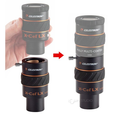 dショッピング |天体望遠鏡 X-Cel LX 3倍バローレンズ31.7