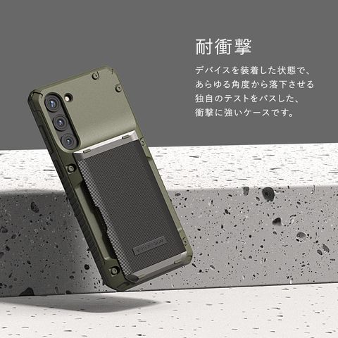 dショッピング |Galaxy S23 Ultra ケース 耐衝撃 背面 カード収納