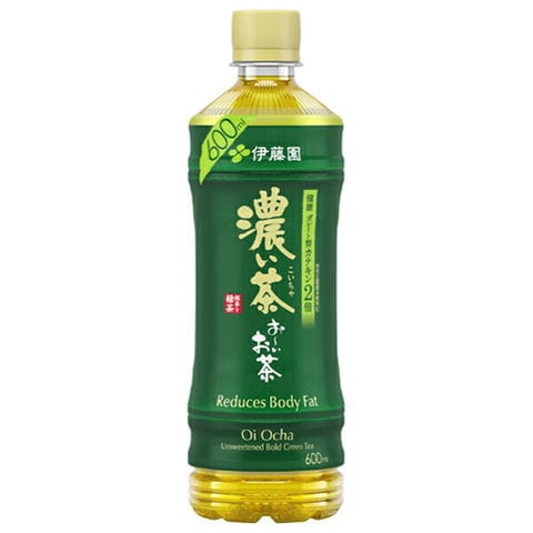 伊藤園 お~いお茶 濃い茶【手売り用】 600mlペットボトル×24本入×(2ケース)| 送料無料 おーいお茶 濃い味 緑茶 機能性表示食品