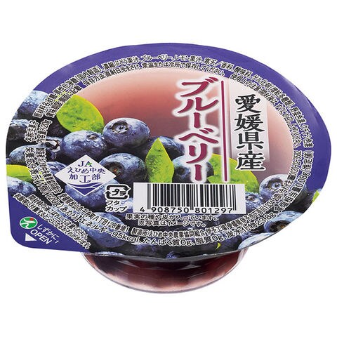 ブルーベリー dショッピング |JAえひめ中央 ブルーベリーゼリー 120g×30個入×(2