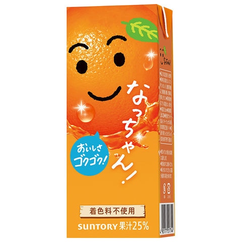 dショッピング |サントリー なっちゃん オレンジ 250ml紙パック×24本入