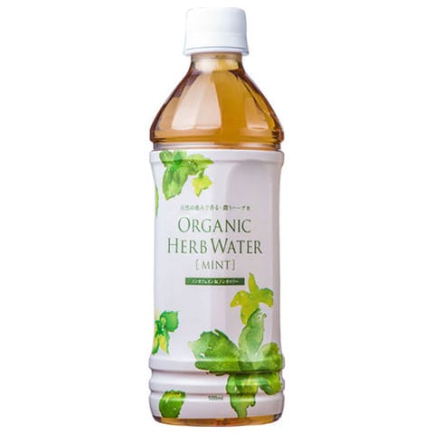 ナッシュ オーガニックハーブウォーター ミント 500mlペットボトル×24本入| 送料無料 飲料水 ハーブ オーガニック