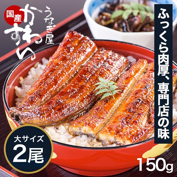 うなぎ 鰻 国産 かわすい 大 150g×2尾 〔 送料無料 〕 ウナギ 蒲焼き ギフト 食品 誕生日 お取り寄せ グルメ 高級 手土産 人気 おすすめ 海鮮 土用丑 土用の丑の日 【のし対応可】