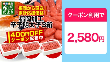 福岡加工 辛子明太子 