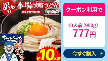 半生讃岐うどん 950g 約10人前 グルメ大賞受賞 規格外ですが味は本場さぬきうどん